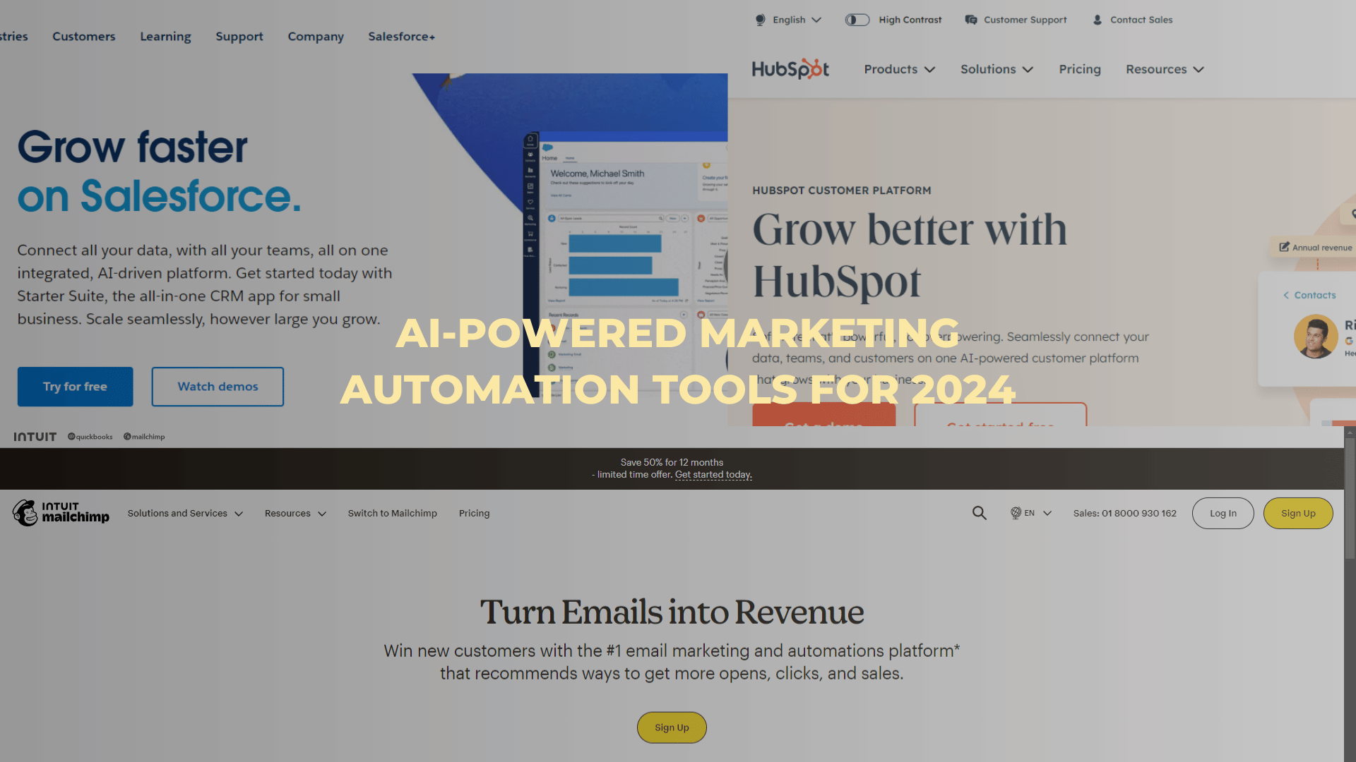 Top 6 AI-Powered Marketing Automation Tools for 2024: A Comprehensive Guide