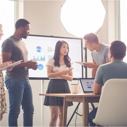 Coaching Session with 4 people